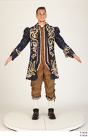  Photos Man in Historical Dress 31 16th century Blue suit Historical Clothing a poses whole body 0001.jpg